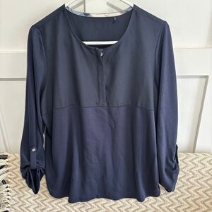 Barbour Summer Tartan Carron Henley Blouse Top